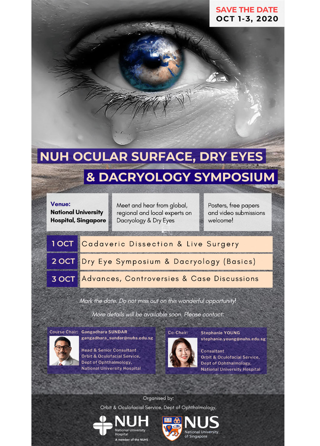 NUH Ocular Surface, Dry Eyes & Dacryology Symposium